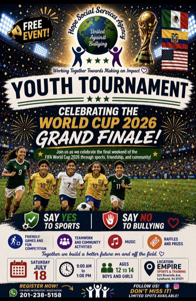 レア！   FIFA WORLD YOUTH TOURNAMENT The Official Website of The Township of Lyndhurst, NJ - News